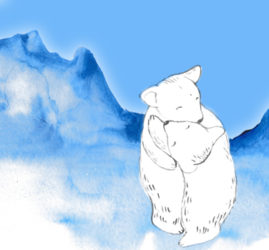 To isbjørne - illustration